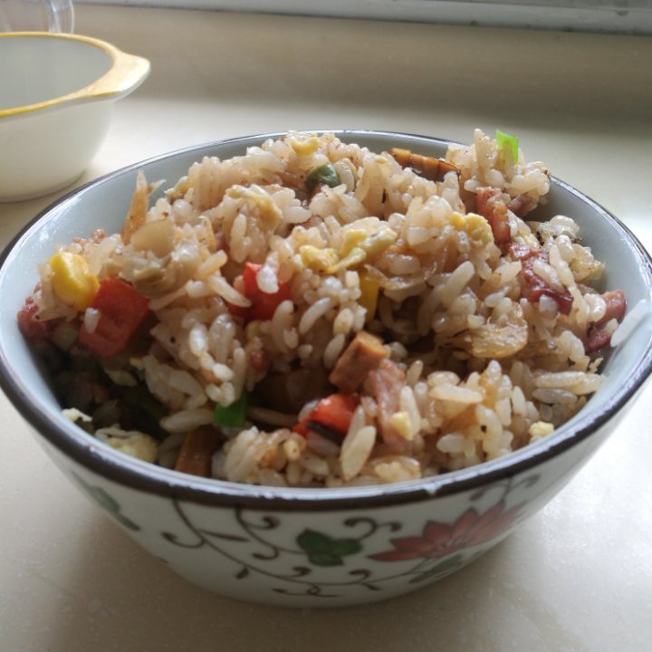 培根炒饭