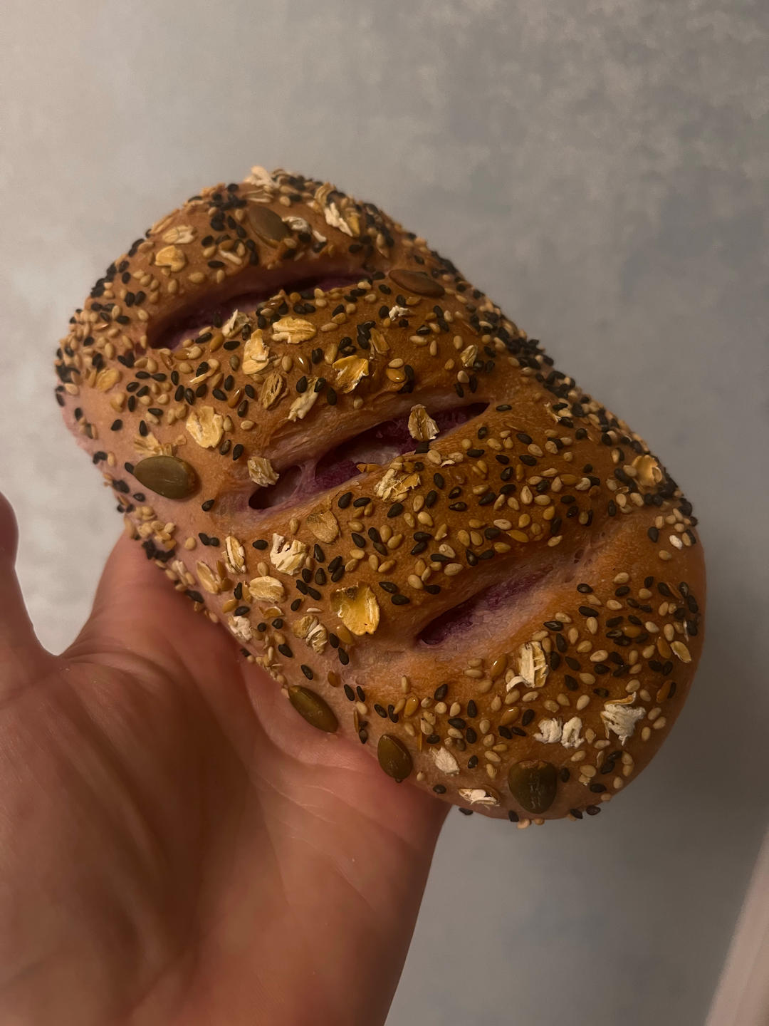 网红面包店爆款杂粮紫薯软欧，在家也能轻松复刻！