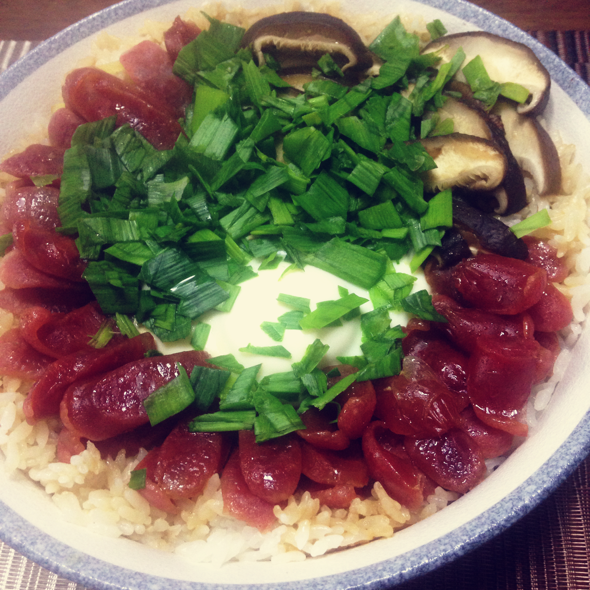 香肠煲仔饭