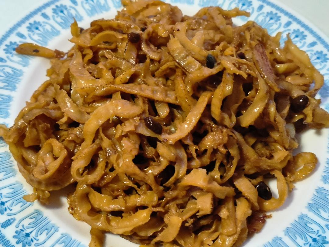 鲍鱼边炒三丝
