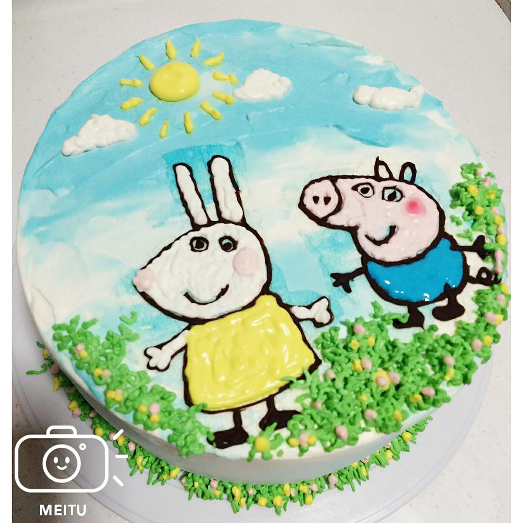 小猪佩奇芝士转印