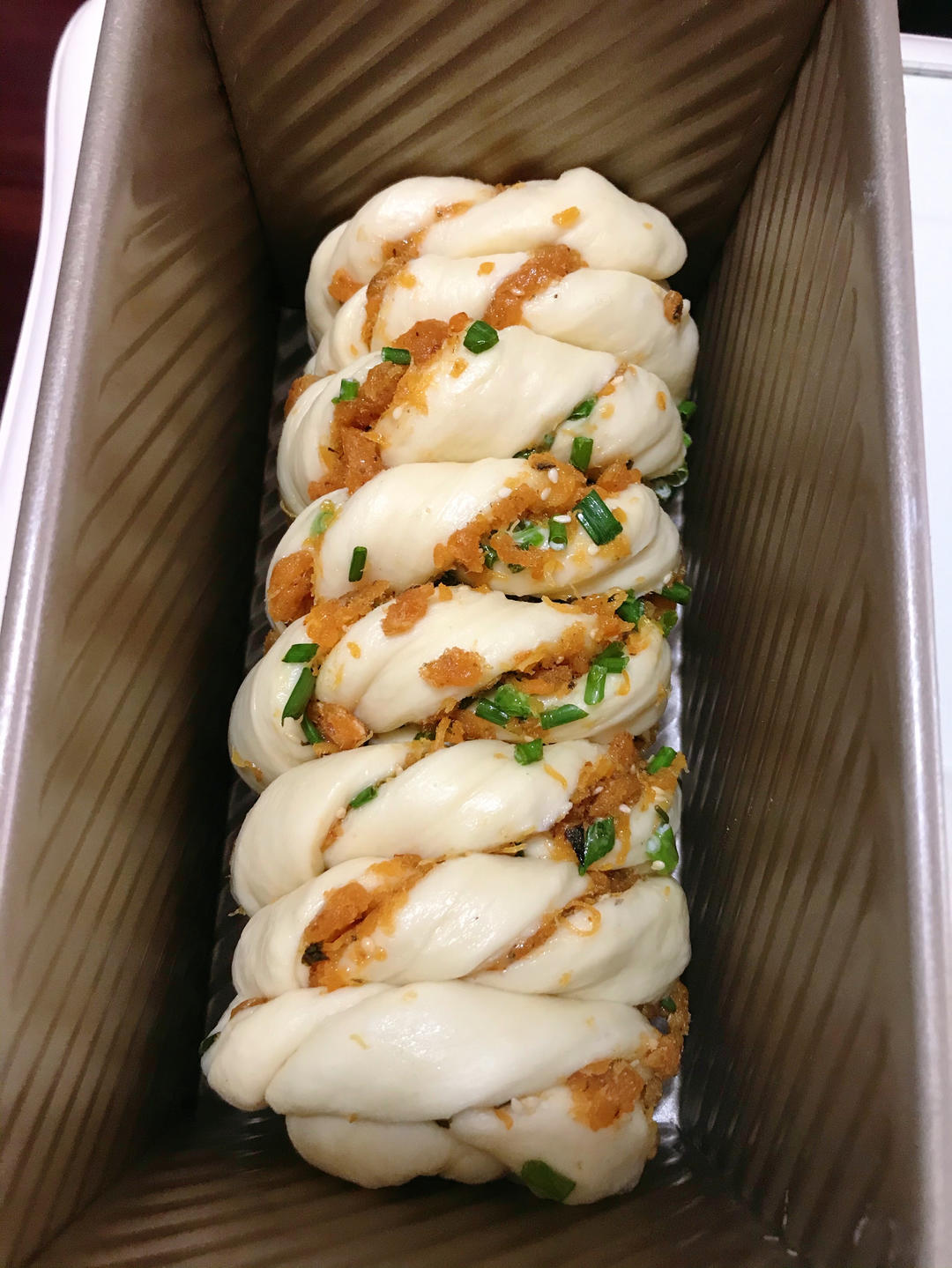 肉松香葱吐司（四种整形手法）