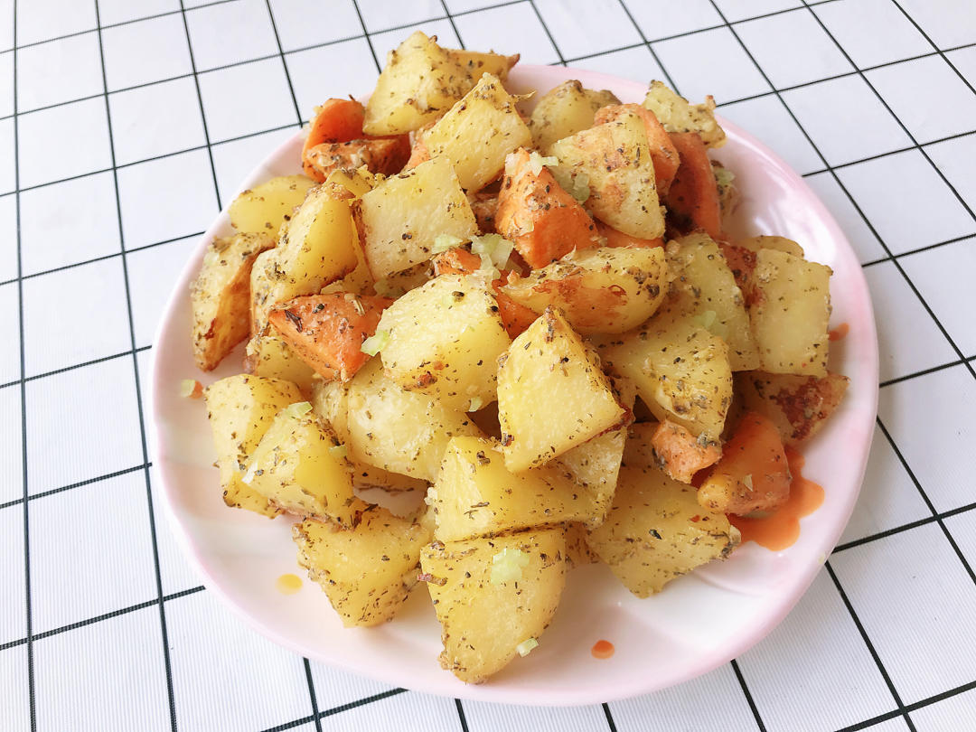 金脆蒜香芝士烤小土豆