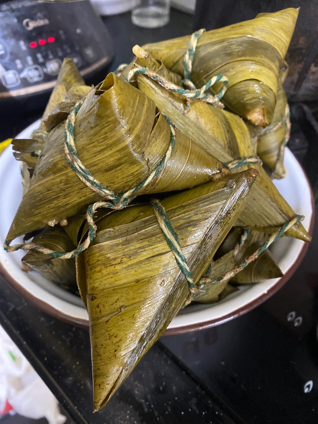 三角粽的包法