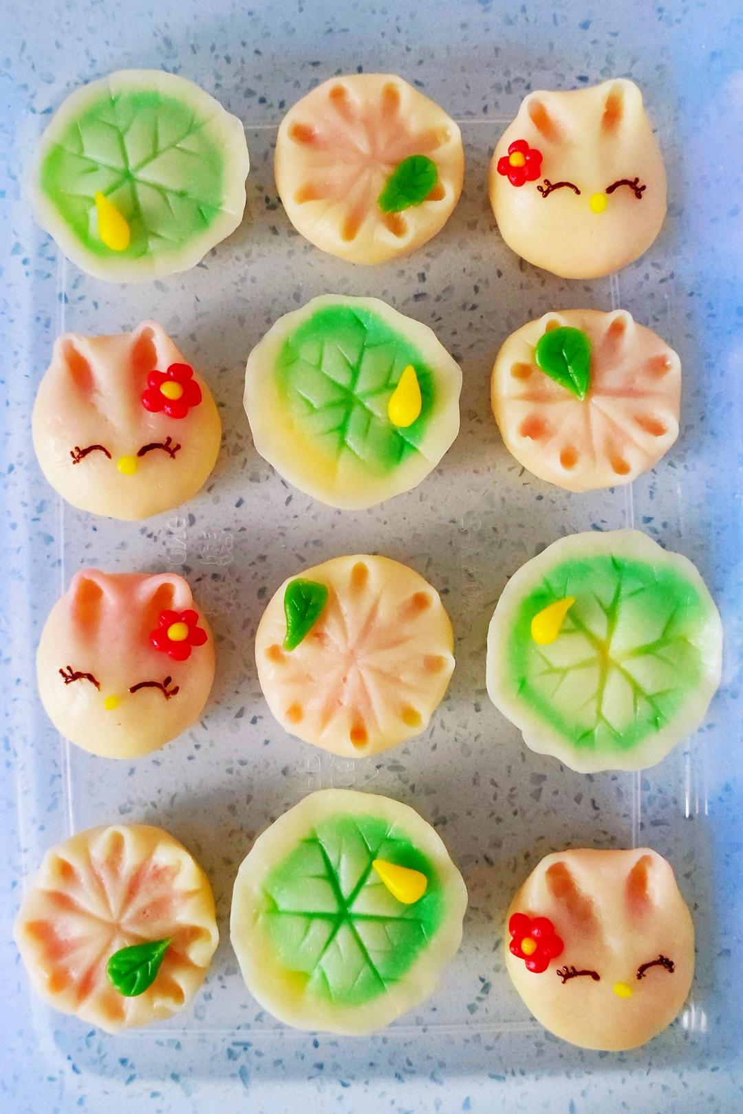 中秋快乐之童趣冰皮乳酪月饼