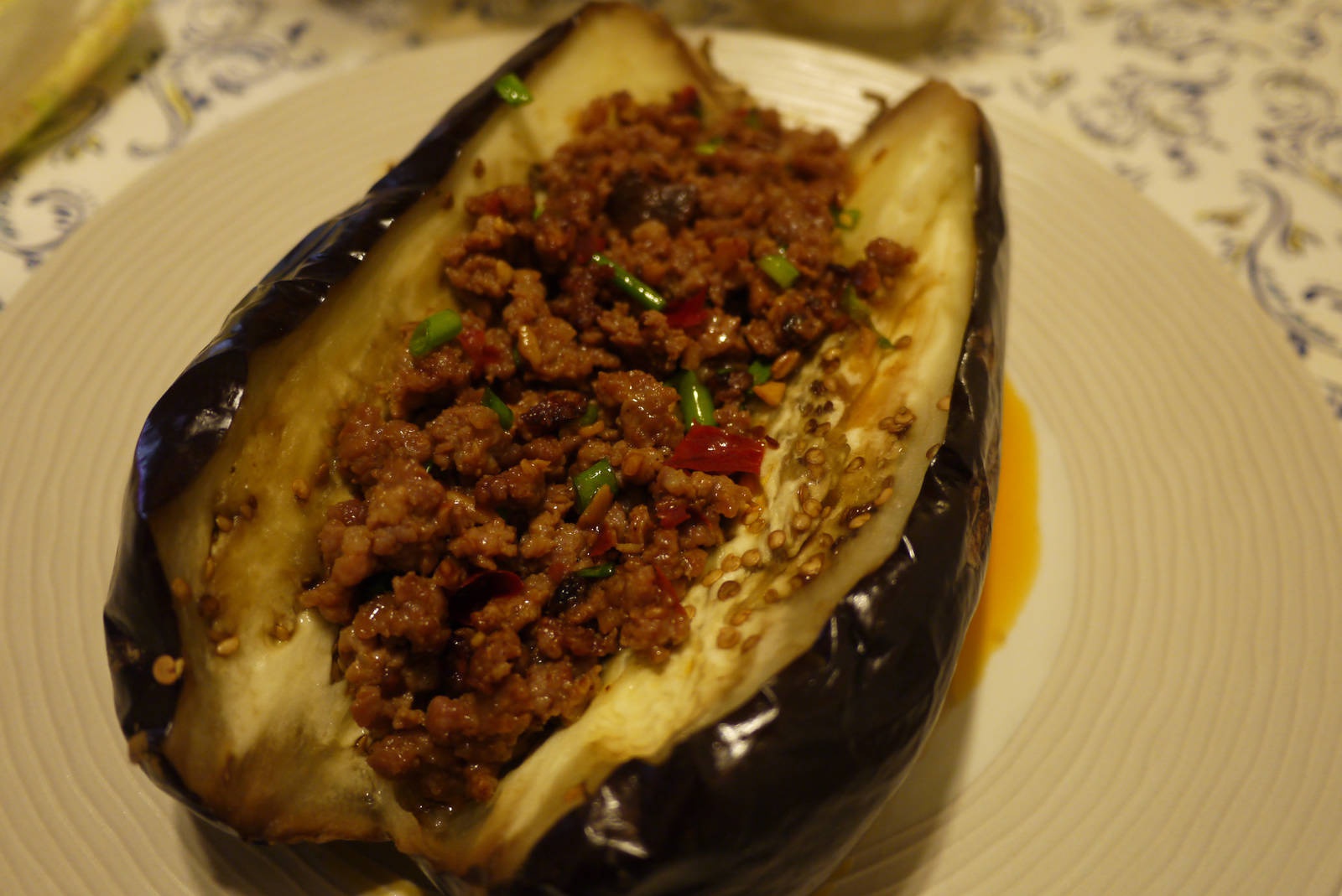 肉沫烤茄子
