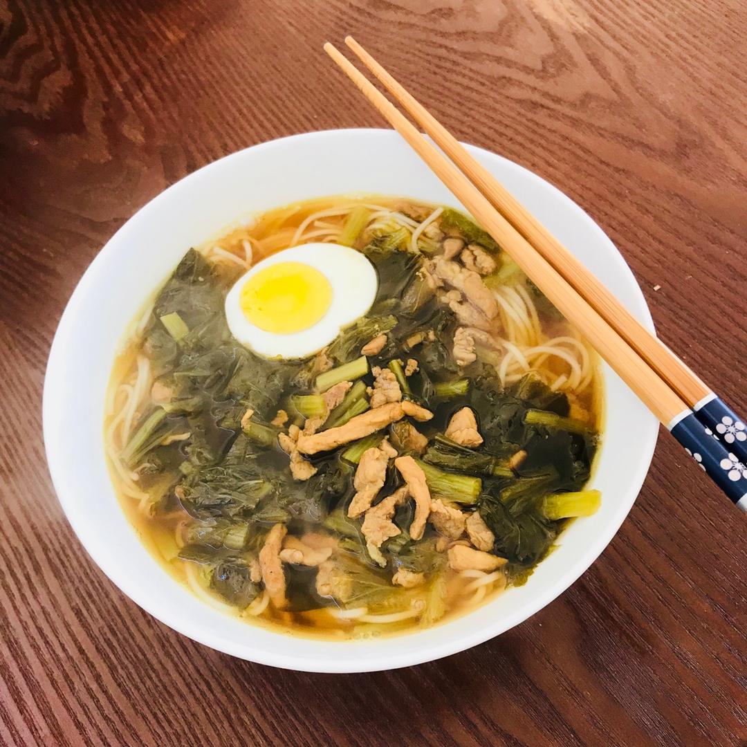 雪菜肉丝面