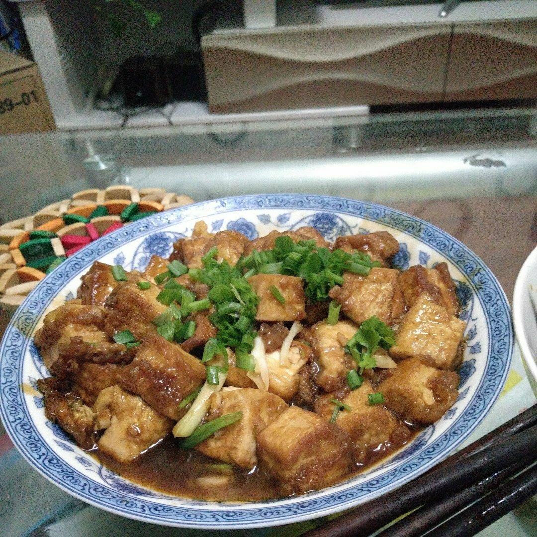 蚝油嫩豆腐