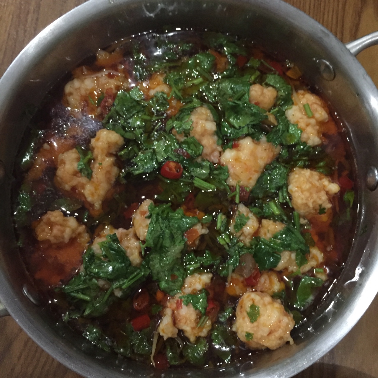 【自制水煮虾滑】