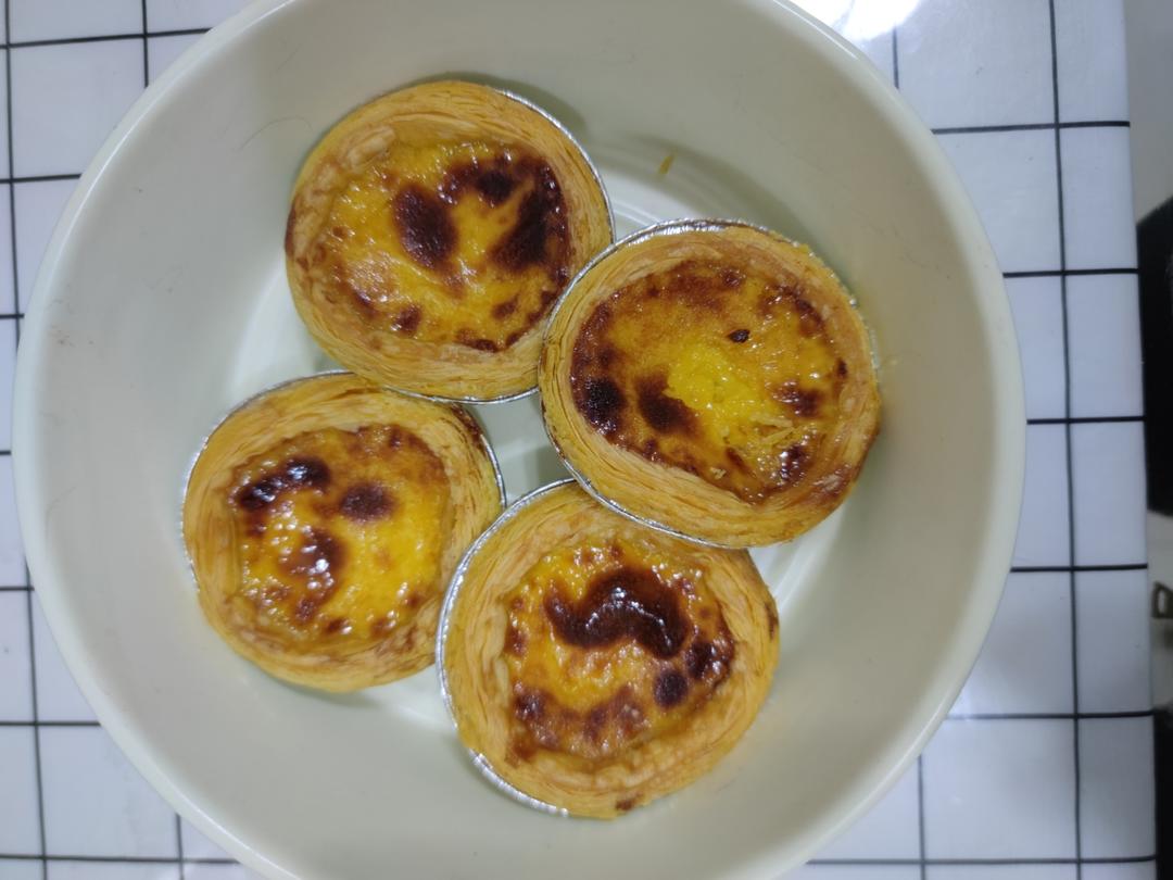 空气炸锅版全蛋葡式蛋挞『秒杀KFC』悠伴空气炸锅