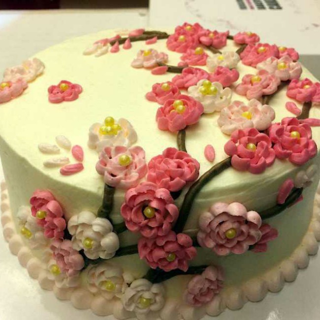 淡奶油裱花蛋糕