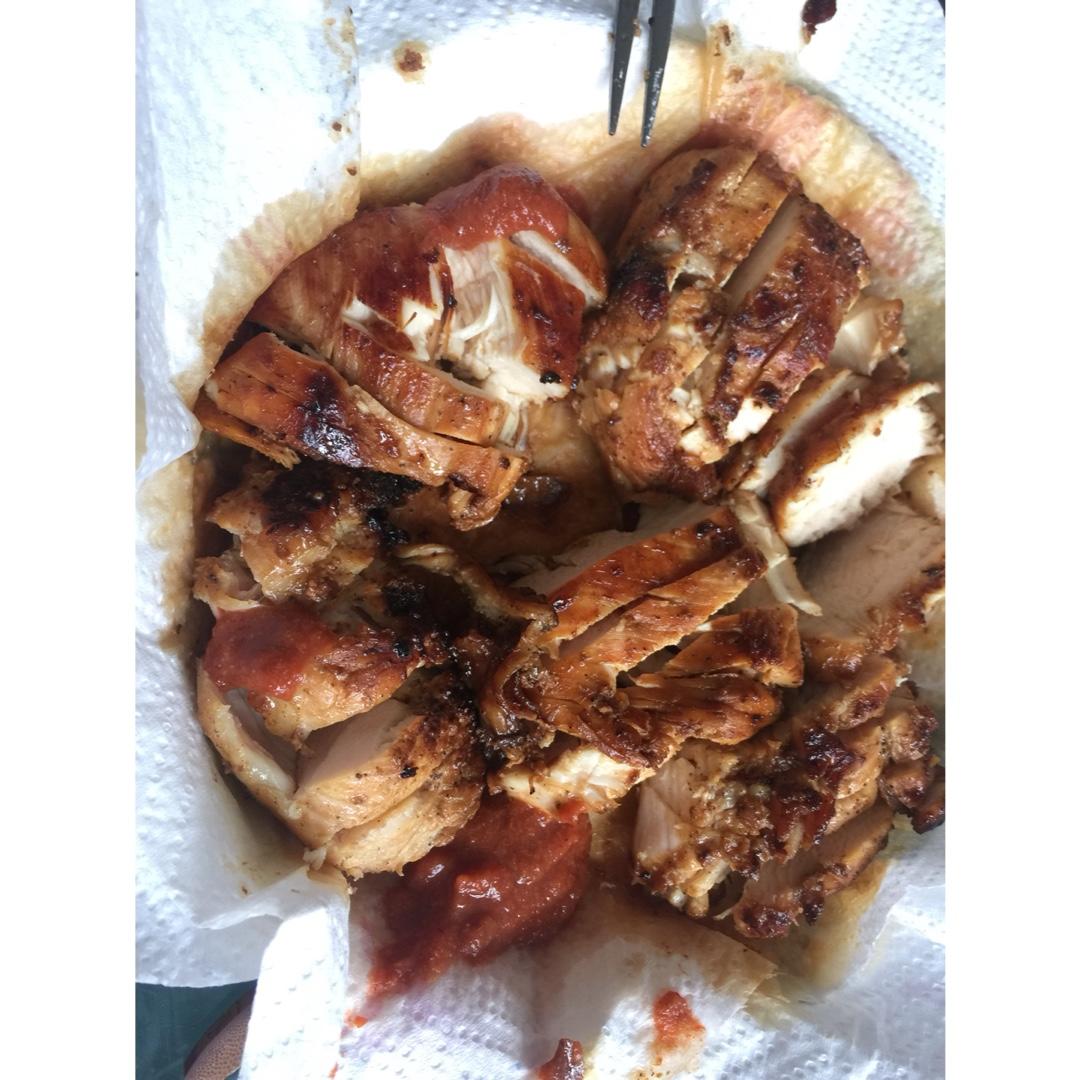 酷炫屌炸天好吃的煎鸡胸肉（香蒜蜂蜜煎鸡胸肉）