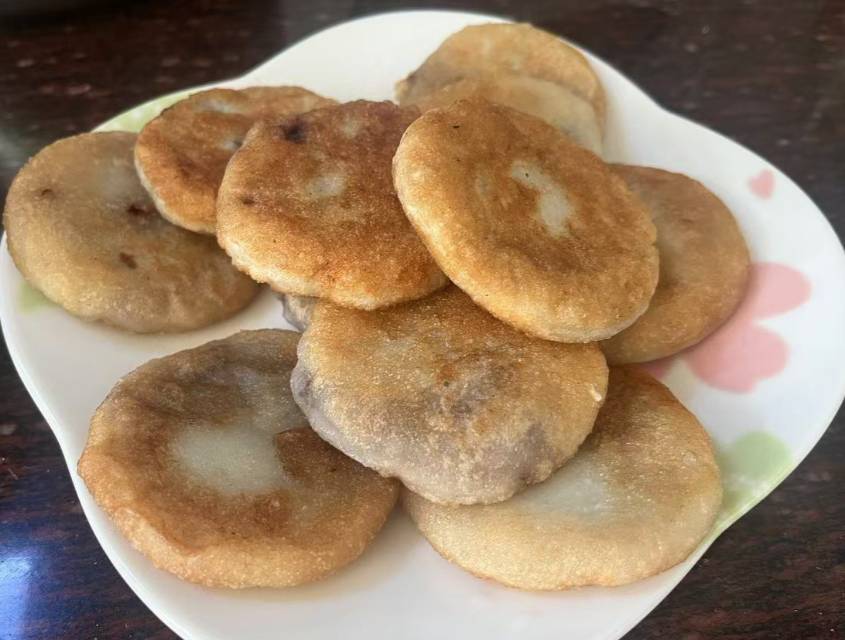 ㊙️东北糯米豆沙粘火勺 烫面法饼超级软 附虎口收拢法整形视频