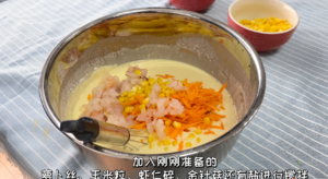 虾仁蔬菜饼&西兰花炒虾仁的做法 步骤7