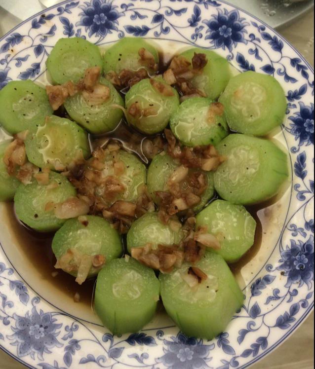 蒜蓉蒸丝瓜