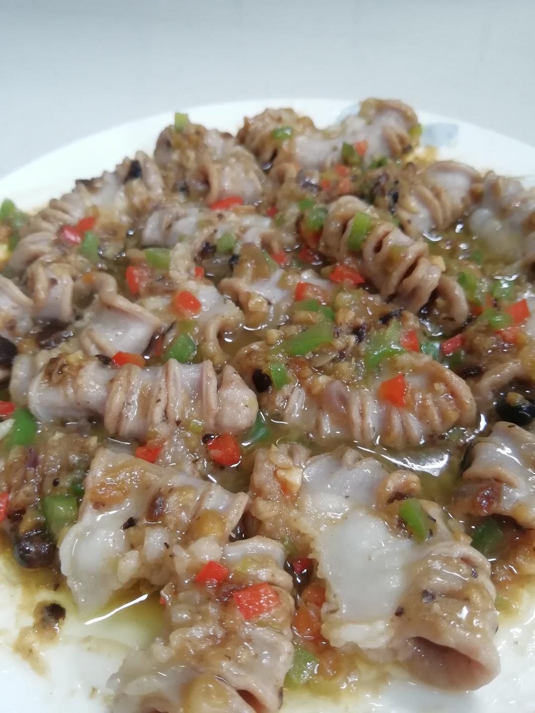 豉汁蒸粉肠