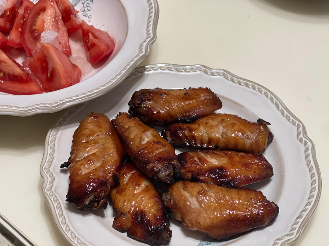 蒜香蜂蜜烤鸡翅（空气炸锅版）