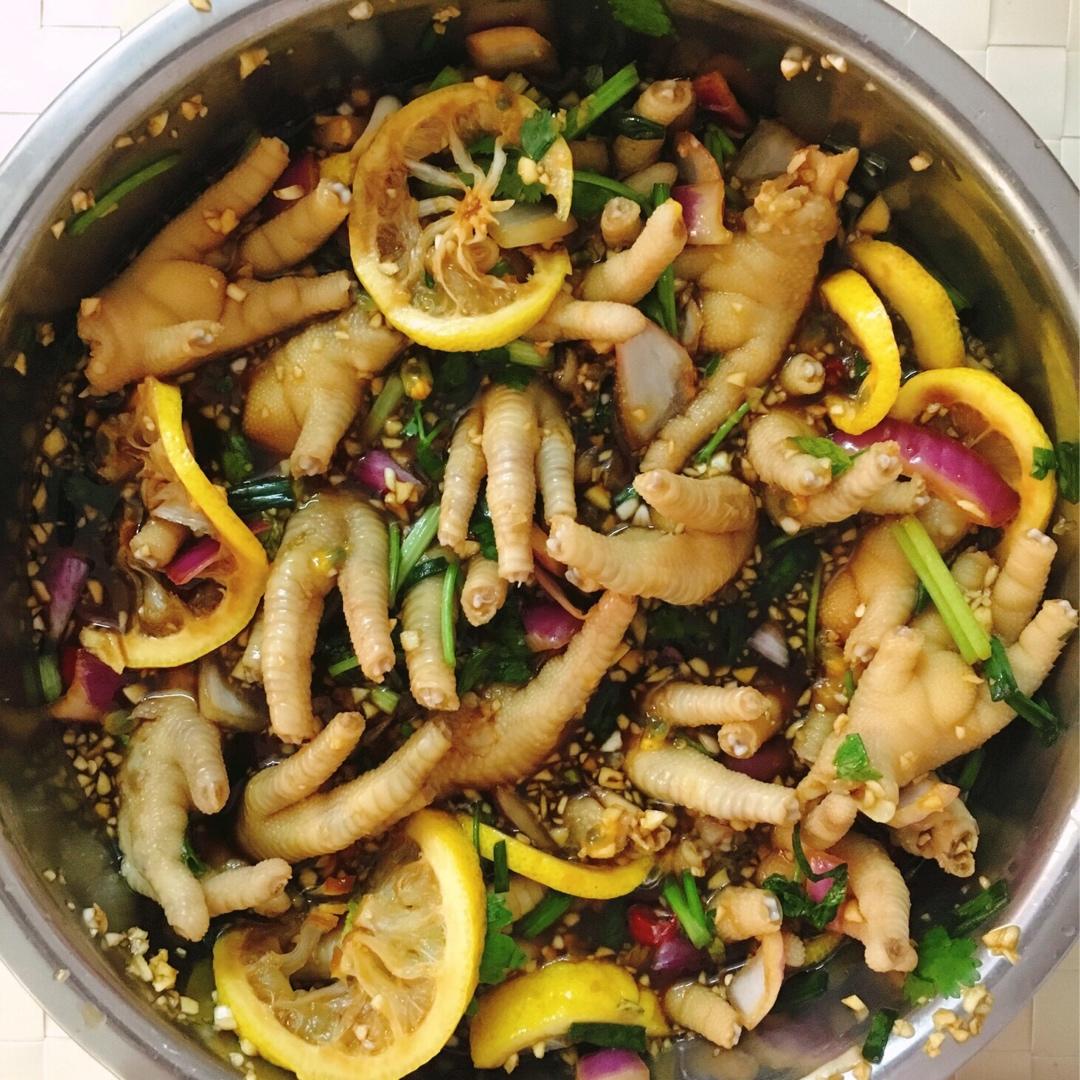 抖音网红百香果柠檬凤爪