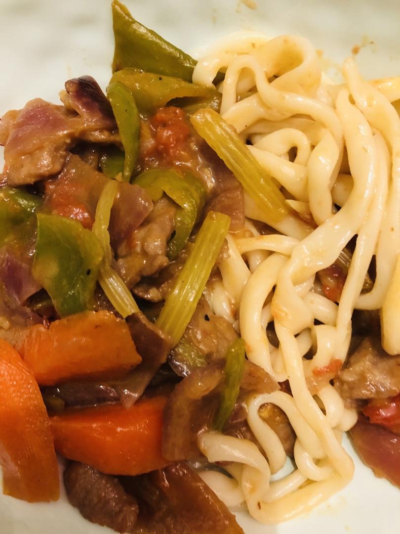 新疆拌面（新疆拉条子详细视频版）@Makin