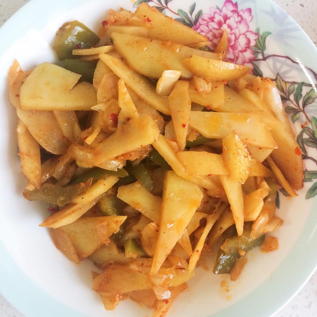 家常炒土豆片
