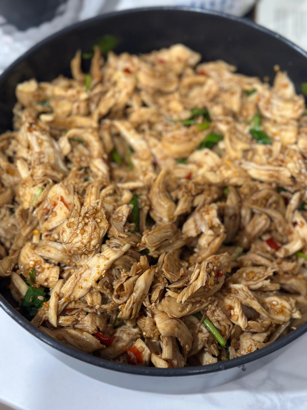 鸡胸肉这样做巨好吃❗️凉拌鸡丝😋低脂高蛋白