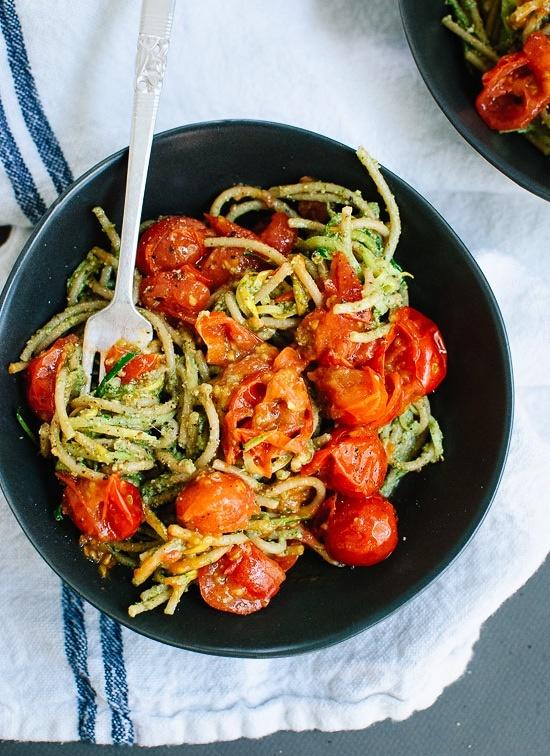 Spiralizer Recipe:多汁小番茄南瓜西葫芦面条🍝的做法