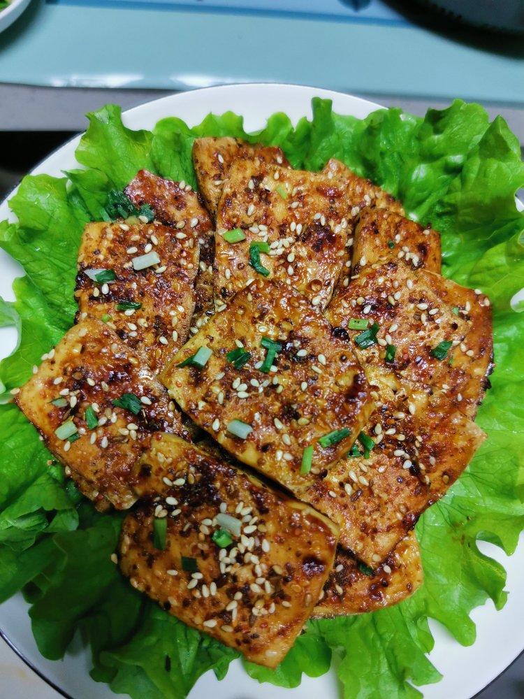 香辣孜然烤豆腐（烤箱版）
