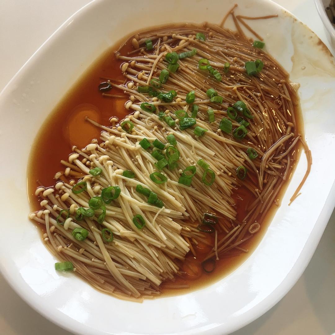 油泼金针菇