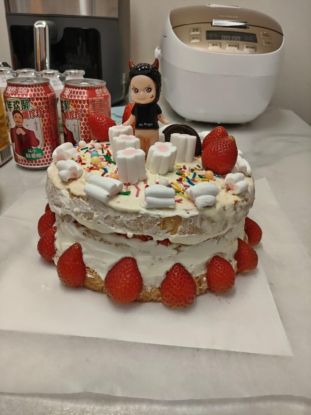 八寸，六寸戚风蛋糕【适合做生日蛋糕的蛋糕胚】