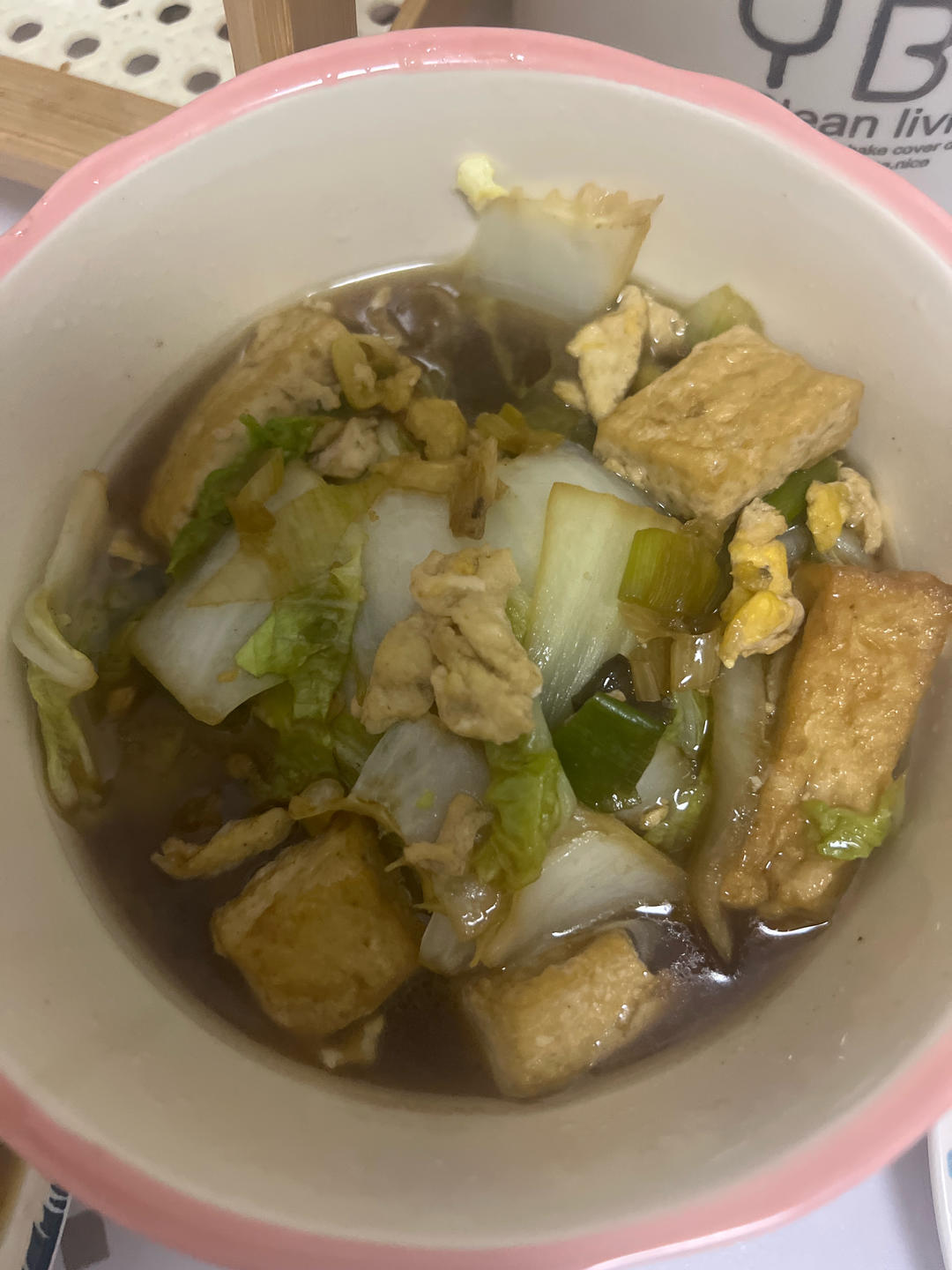 白菜炖豆腐