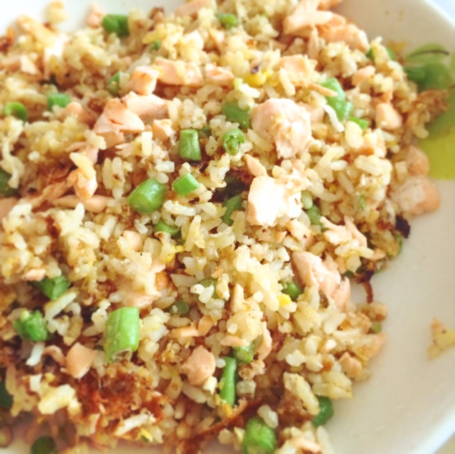 三文鱼炒饭