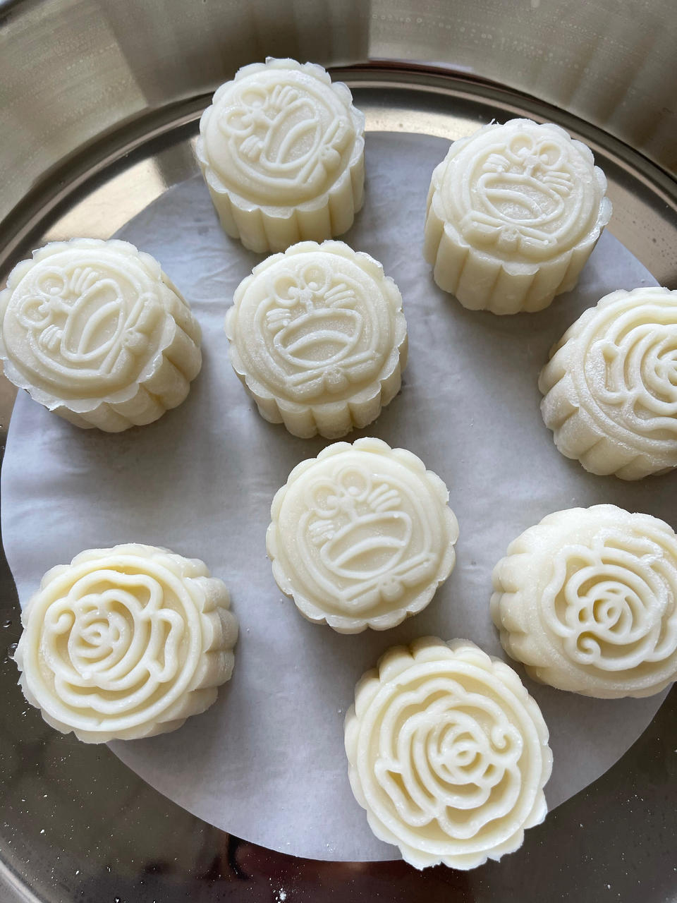 幸福小女人136做的冰皮榴莲月饼超好吃