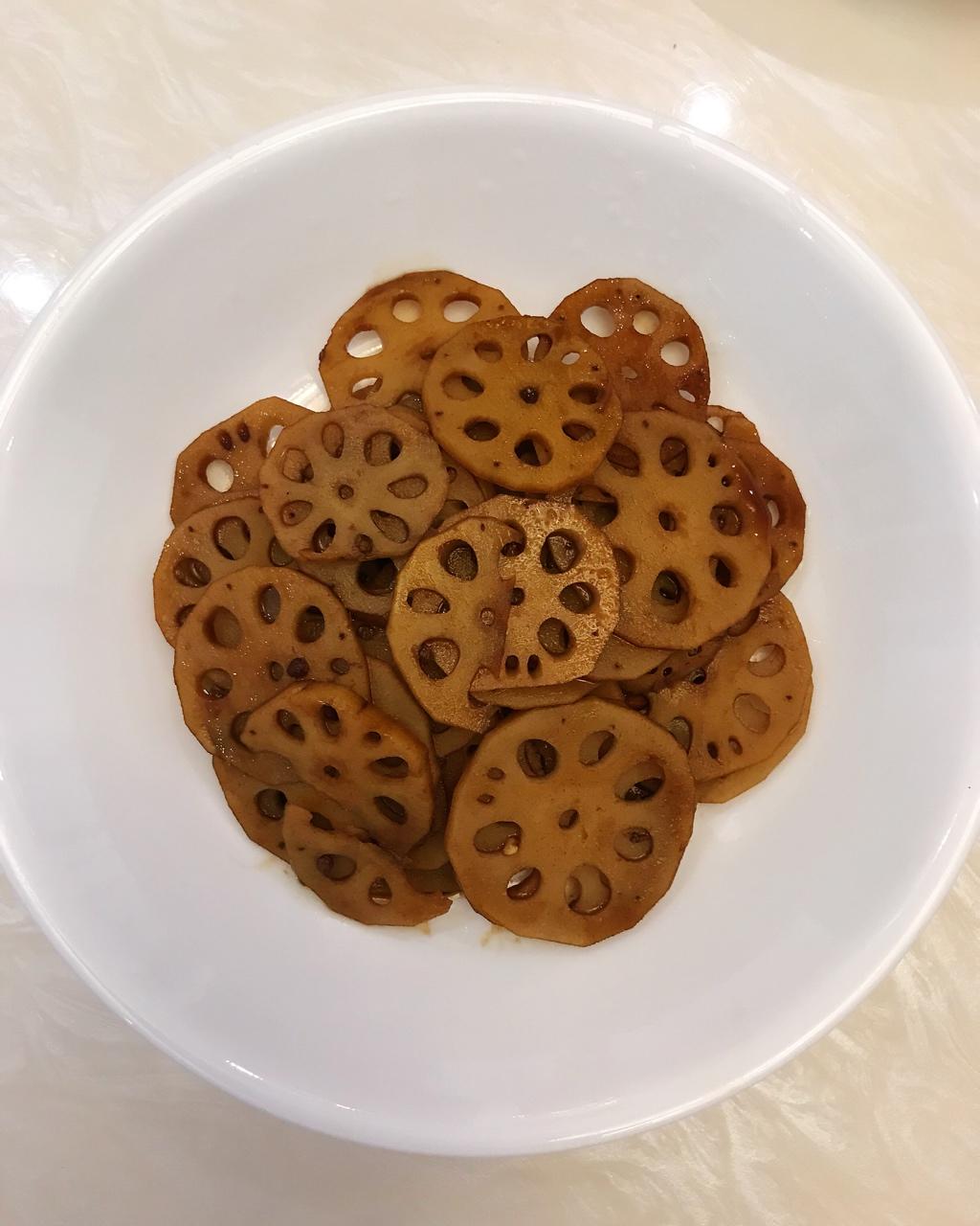 晓_宝做的周黑鸭味藕片