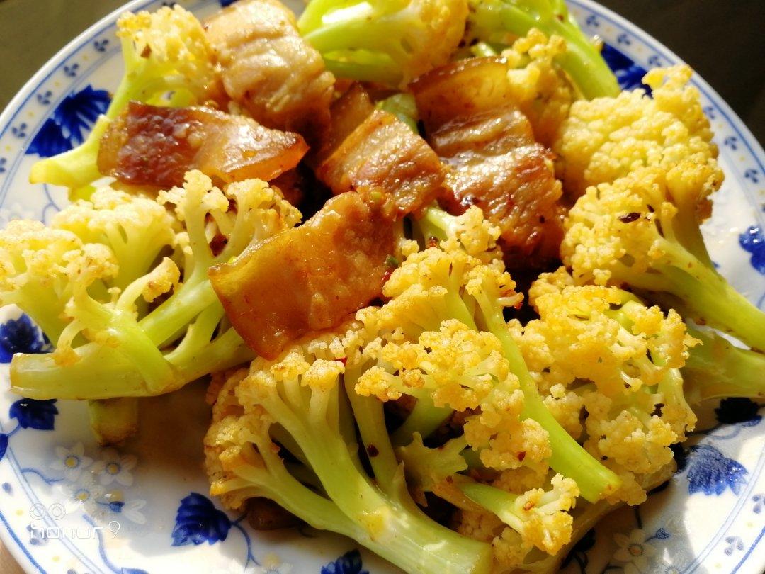 手机用户8134_dy5b做的快手菜(有机菜花炒花肉)