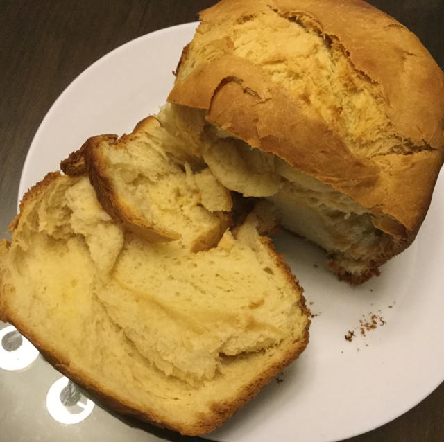 低筋粉蛋奶面包（面包机快烧模式）