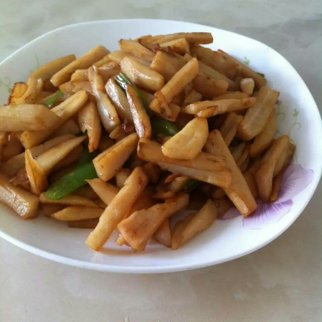 olivia为爱下厨房做的素炒藕条