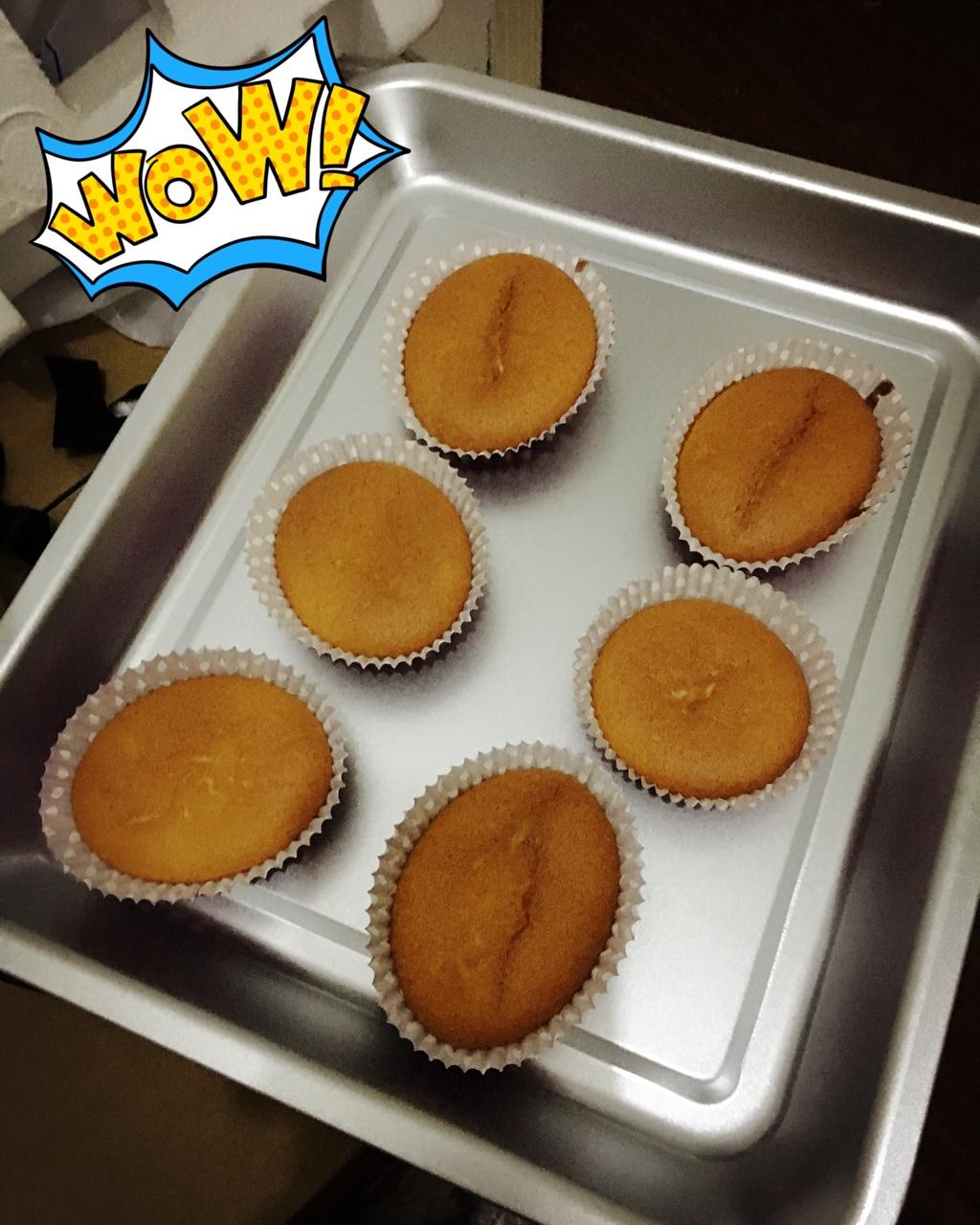 软绵绵戚风纸杯蛋糕