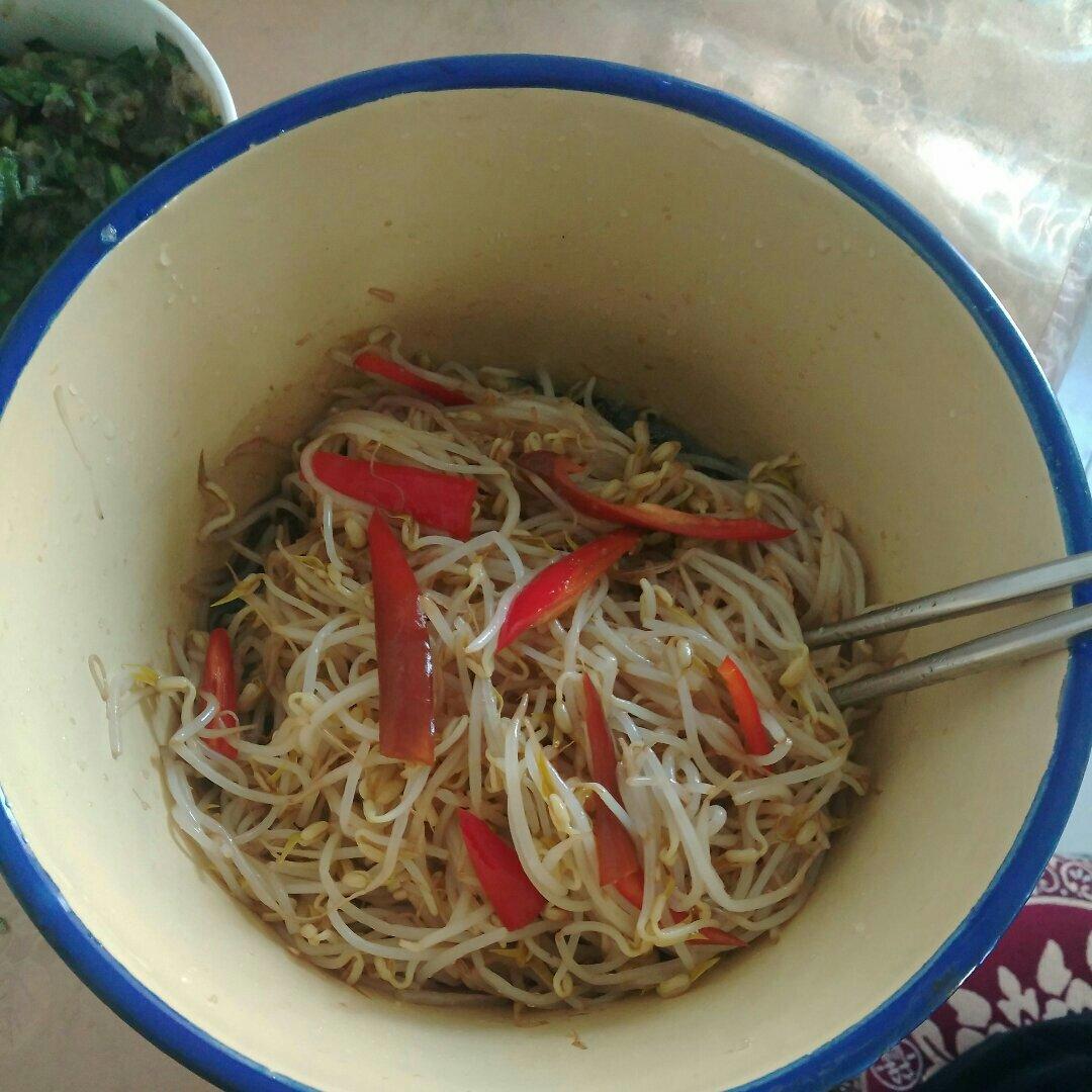 凉拌豆芽