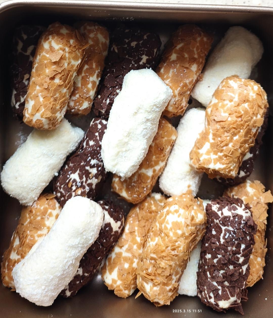 火爆私房的6种口味咸蛋黄奶酥❤️酥脆拉丝