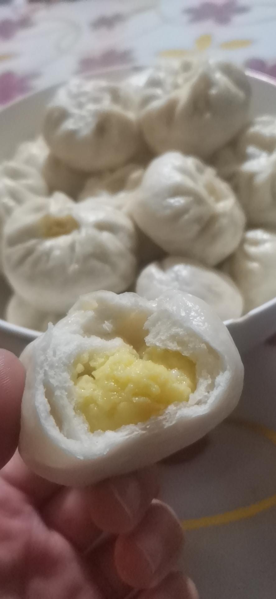 自制超简单奶黄包的奶黄馅