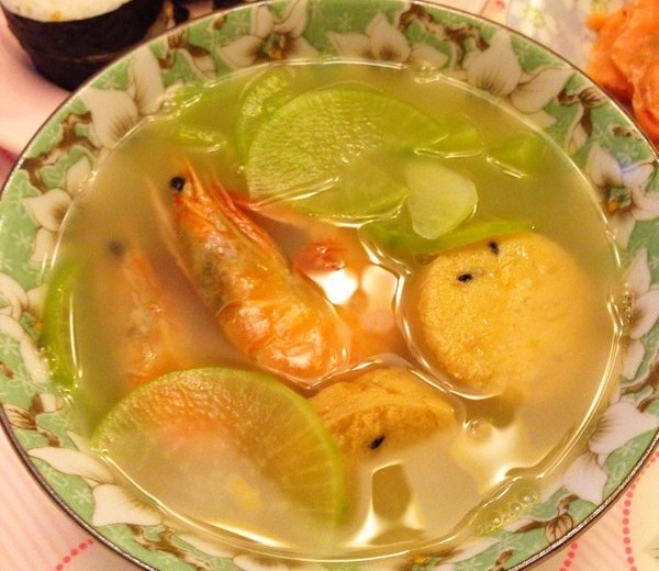 虾干青萝卜汤