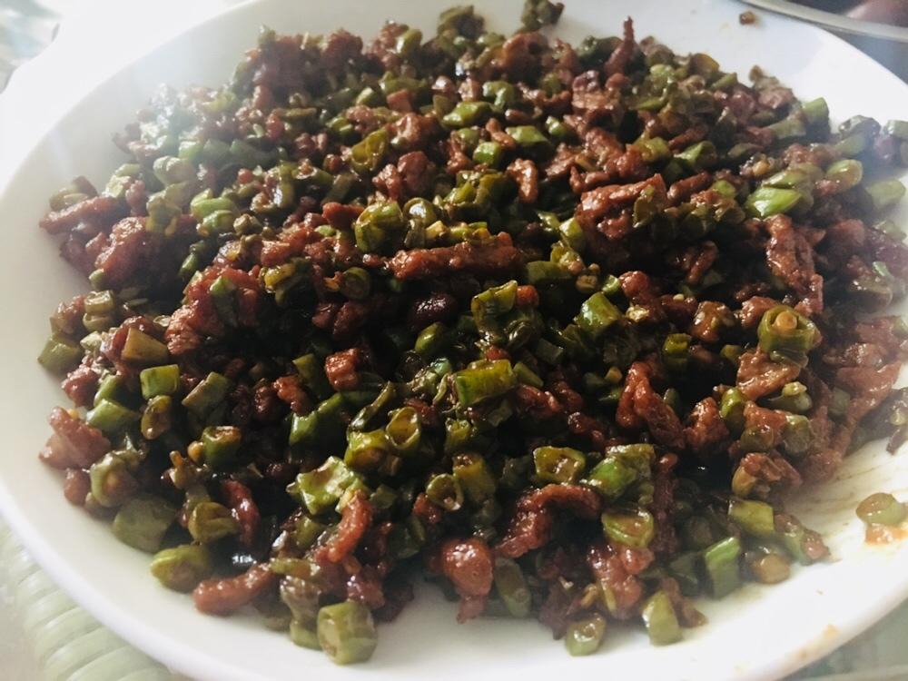 碎豆角肉末