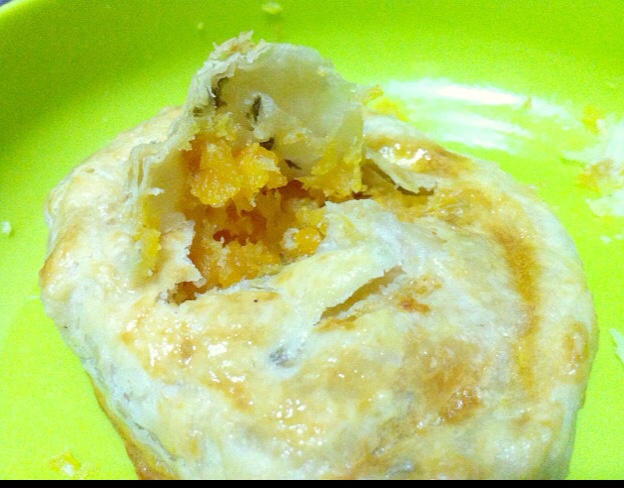 飞饼版酥皮南瓜角