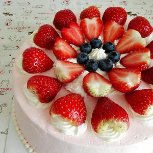 草莓鲜奶蛋糕的做法 步骤4