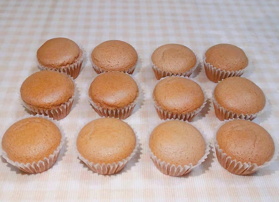 软绵绵杏仁纸杯蛋糕🧁（超详细）想失败都难