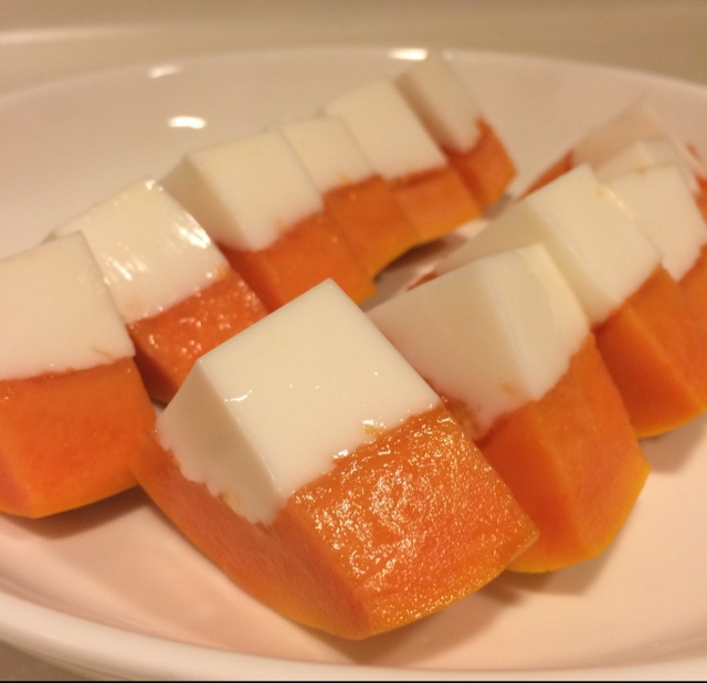 木瓜椰奶冻