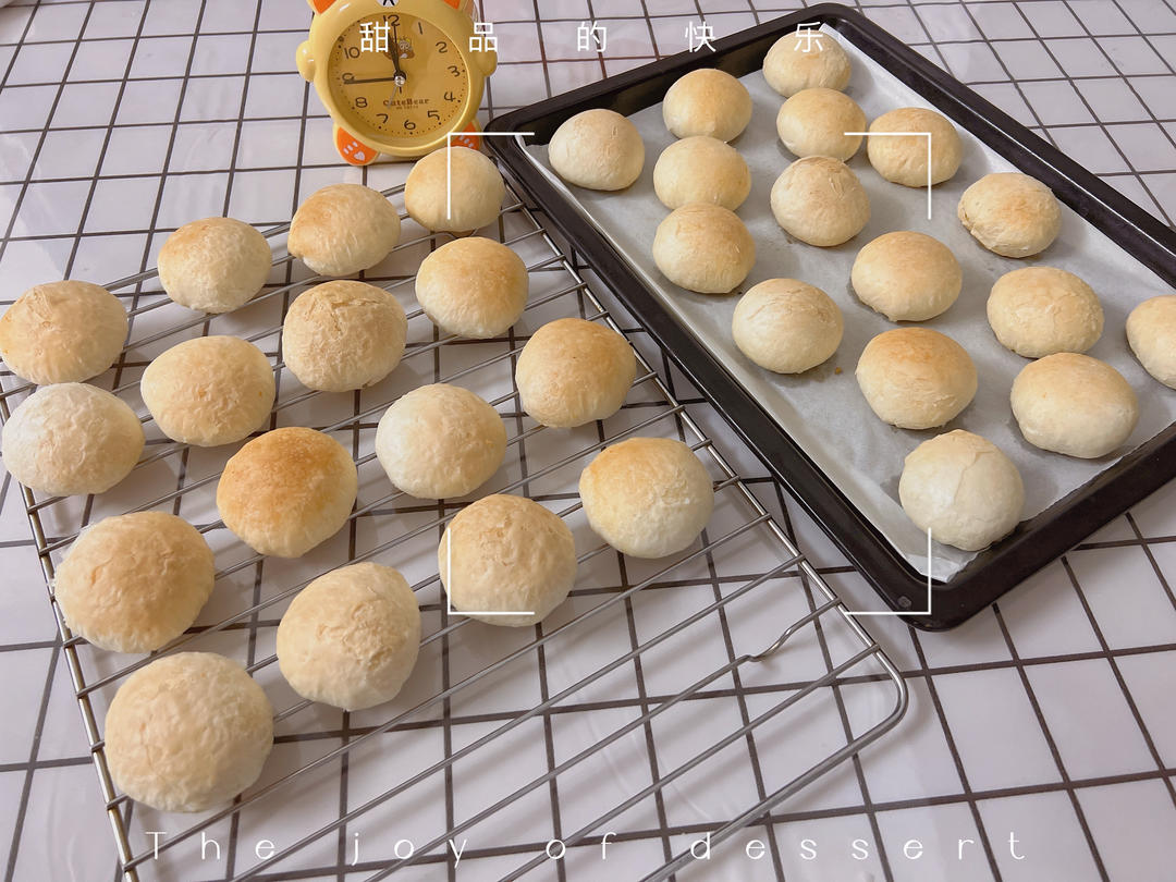 酥皮绿豆饼   酥得掉渣渣