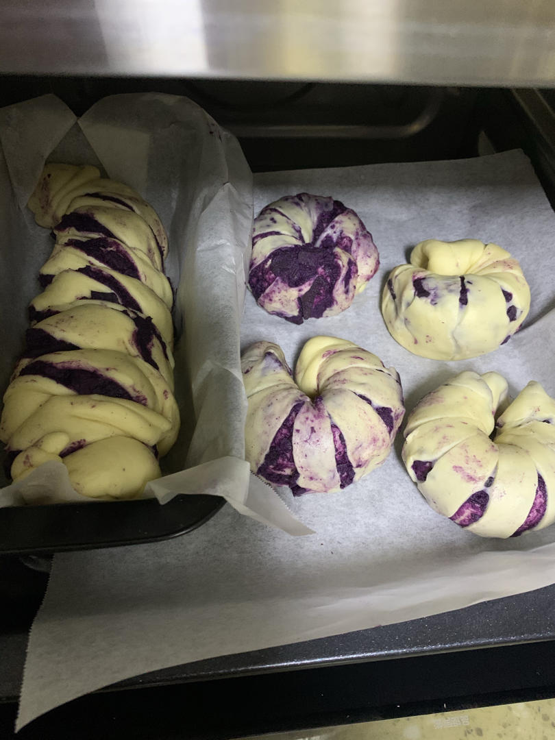 紫薯手撕吐司❗简单又好看的整形手法