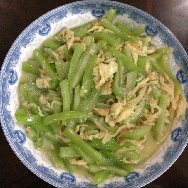 丝瓜炒鸡蛋