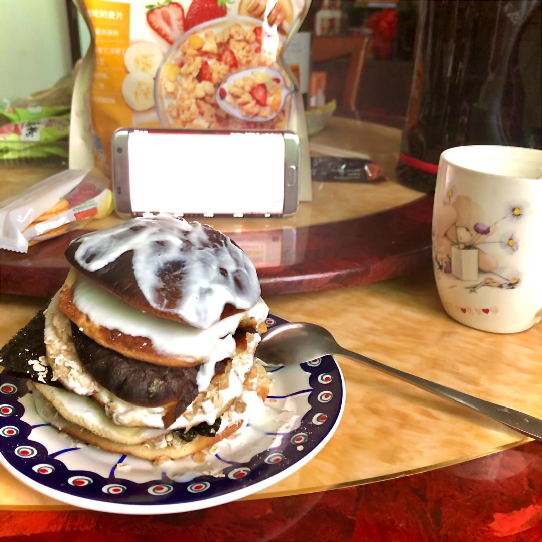 不用烤箱 15分钟无油低糖的舒芙蕾蛋糕松饼 🥞 蓬松绵软